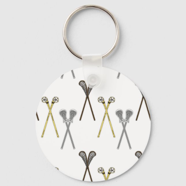 Lacrosse Sticks Keychain (Front)