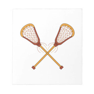Lacrosse Sticks Notepad