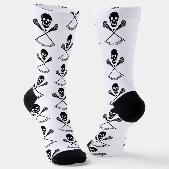 Lacrosse Sticks Socks (Angled)