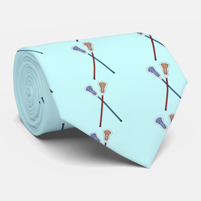 Lacrosse Sticks Tie (Rolled)