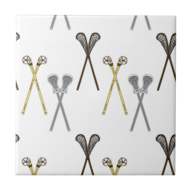 Lacrosse Sticks Tile (Front)
