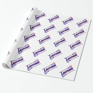 Lacrosse Sticks Wrapping Paper