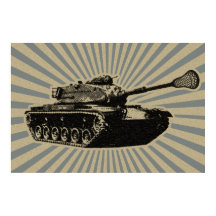 Lacrosse Tank Poster