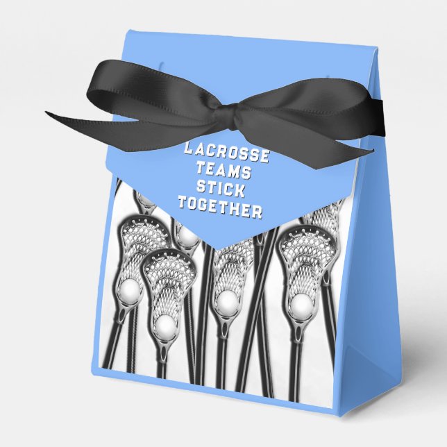Lacrosse Team Favor Box (Front Side)