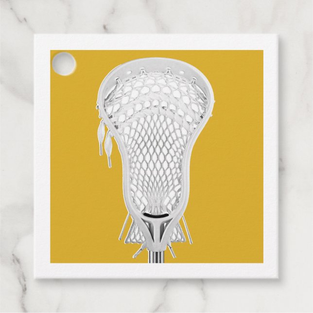Lacrosse Team Favour Tags (Front)