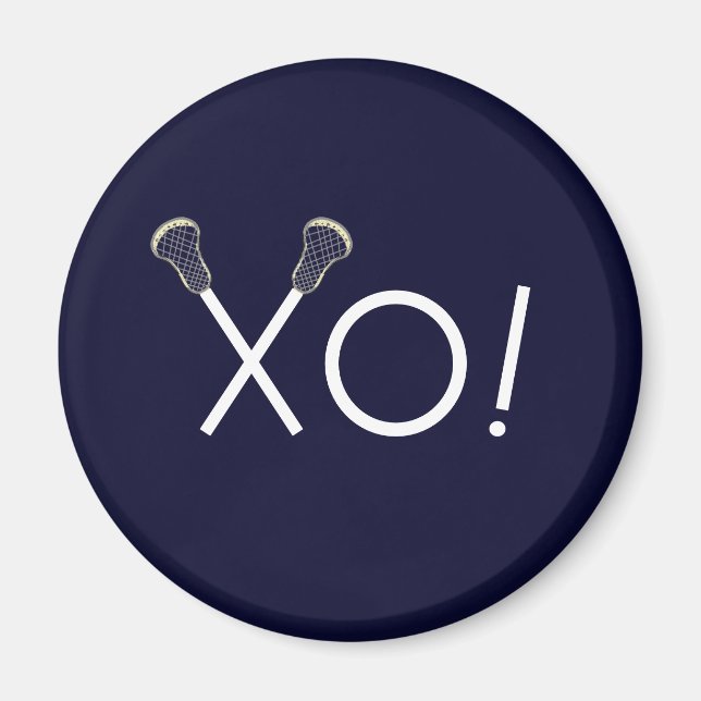 Lacrosse Team Gifts Magnet (Front)