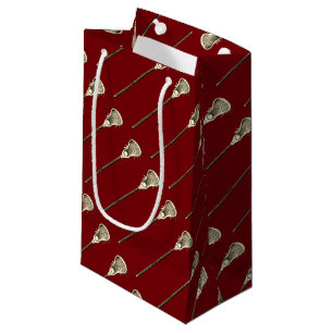 Lacrosse Team Maroon Small Gift Bag