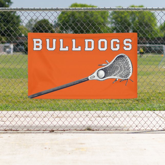 Lacrosse Team Orange Banner (Insitu)