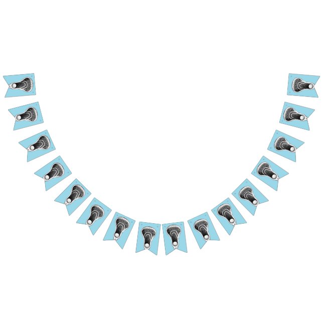 Lacrosse Team Party Bunting Flags (All)