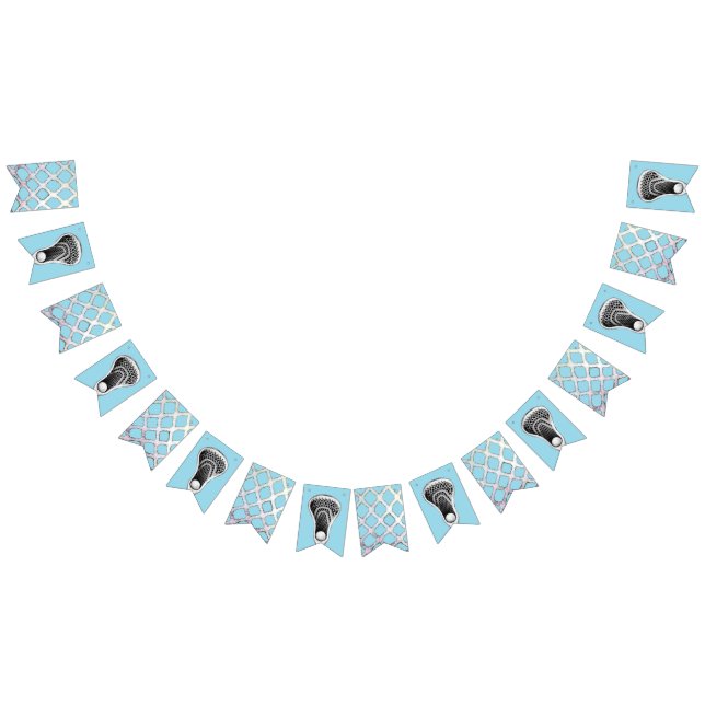Lacrosse Team Party Bunting Flags (All)