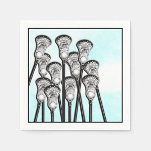Lacrosse Team Party Napkin