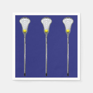 Lacrosse Team Party Napkin