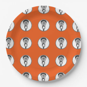 Lacrosse Team Party Paper Plate