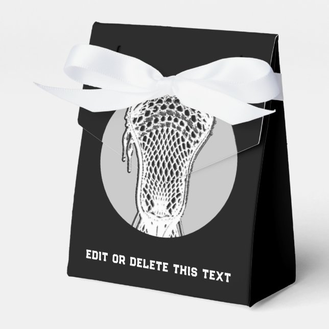 Lacrosse Team Senior Night Favor Box (Front Side)