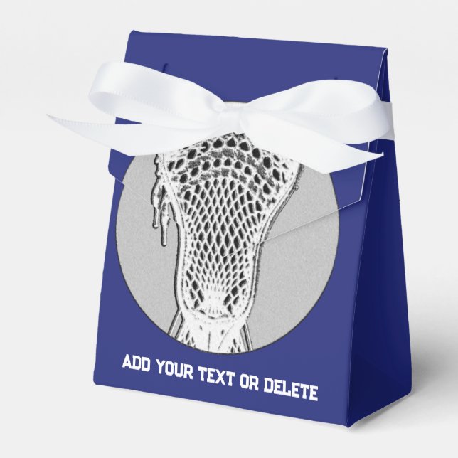 Lacrosse Team Senior Night Favor Box (Front Side)