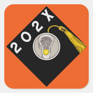 Lacrosse Team Senior Night Square Sticker