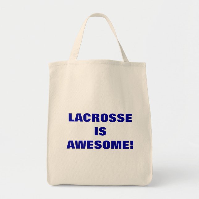 lacrosse tote bag (Front)