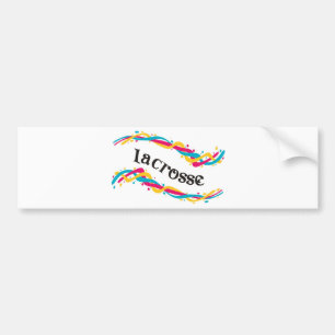 Lacrosse Twists Bumper Sticker