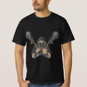 Lacrosse Vintage Retro Lacrosse Stick illustration T-Shirt