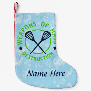 Lacrosse Weapons of Destruction Christmas Stocking
