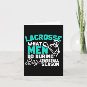 Lacrosse What Men Do During Boys Baseball Gift Card