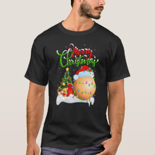 Lacrosse  Xmas Decorations Santa Lacrosse Christma T-Shirt