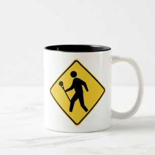 Lacrossing Two-Tone Coffee Mug