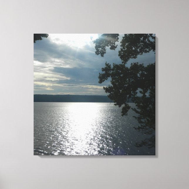 LACS À DOIGTS, toile du LAC CAYUGA (Recto)