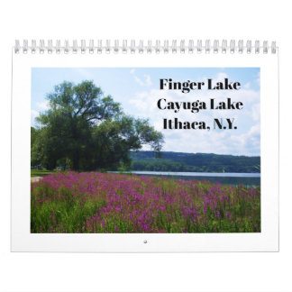 LACS DE FINGER calendrier du LAC ITHACA DE CAYUGA