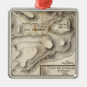 Lacs volcaniques metal ornament