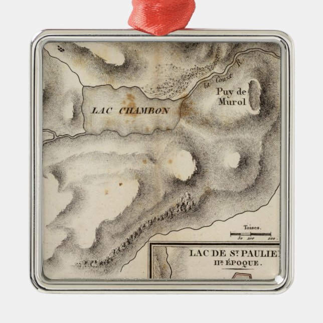 Lacs volcaniques metal ornament (Front)