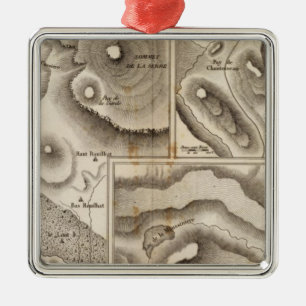 Lacs volcaniques metal ornament