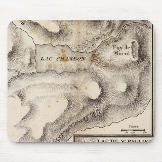 Lacs volcaniques mouse pad (Front)