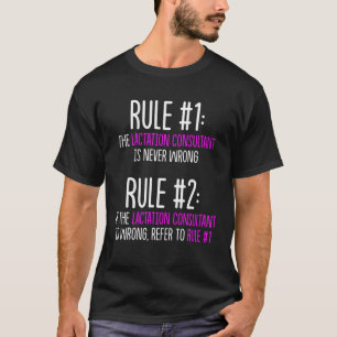 Lactation Consultant Breastfeeding Awareness T-Shirt