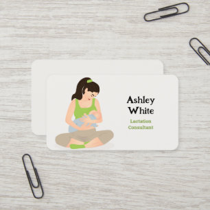 Lactation Consultant Breastfeeding Business Card