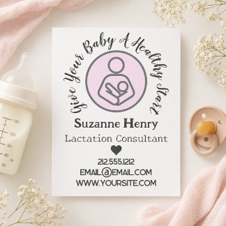 Lactation Consultant Breastfeeding Leche Baby Flyer