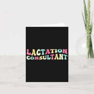 Lactation Consultant Breastfeeding Support Awarene Card