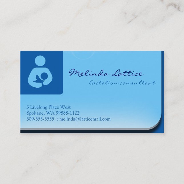 Lactation Consultant Business Card (Front)