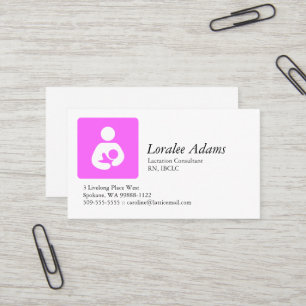 Lactation Consultant Business Card