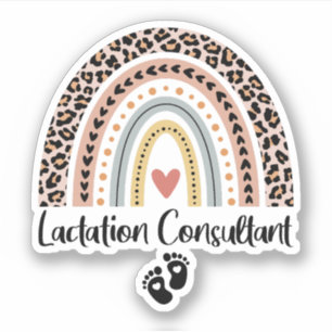 Lactation Consultant Leopard Rainbow Breastfeeding