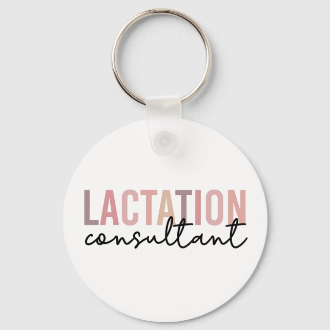 Lactation Consultant Specialist IBCLC Keychain (Front)