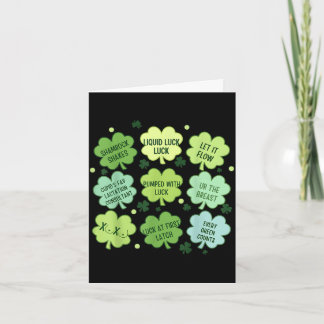 Lactation st patrick day breastfeeding consultant card