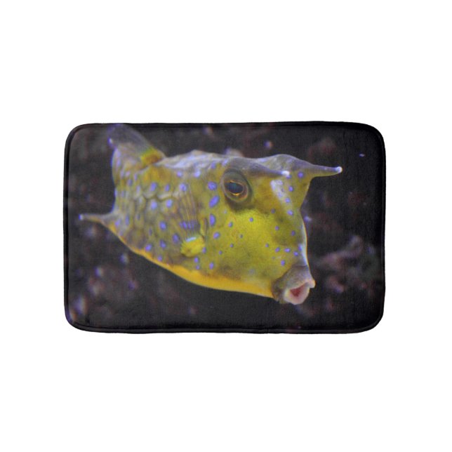 Lactoria cornuta bath mat (Front)