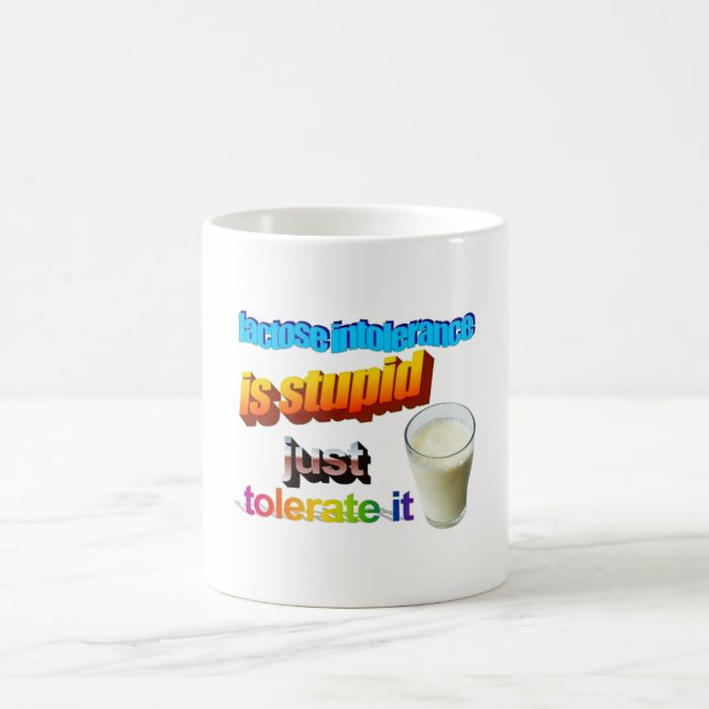 Lactose Intolerance Coffee Mug (Center)
