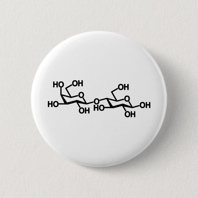 Lactose Milk Structure 2 Inch Round Button (Front)