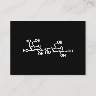 Lactose Milk Structure Business Card