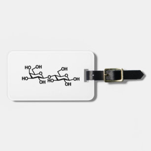 Lactose Milk Structure Luggage Tag