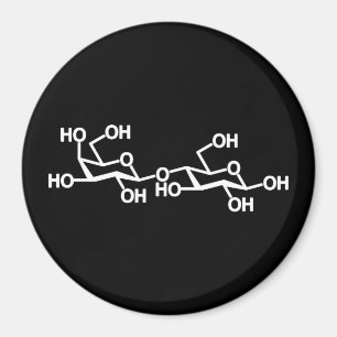 Lactose Milk Structure Magnet