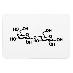 Lactose Milk Structure Magnet