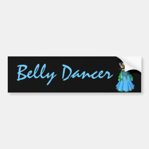 Lacy Belly Dancer Bumper Sticker